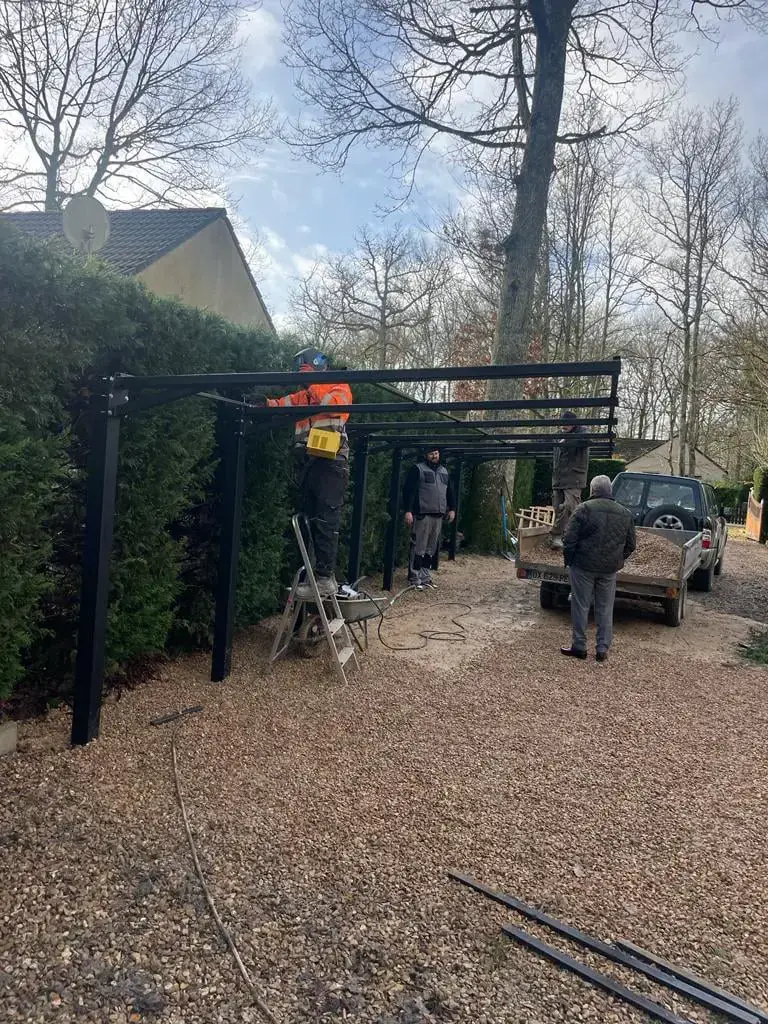 Création carport - Bazoches-sur-le-Betz (45)